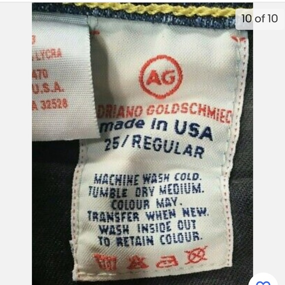 Angel AG Adriano Goldsvhmeid  Bootcut size 25r jeans - Picture 4 of 5